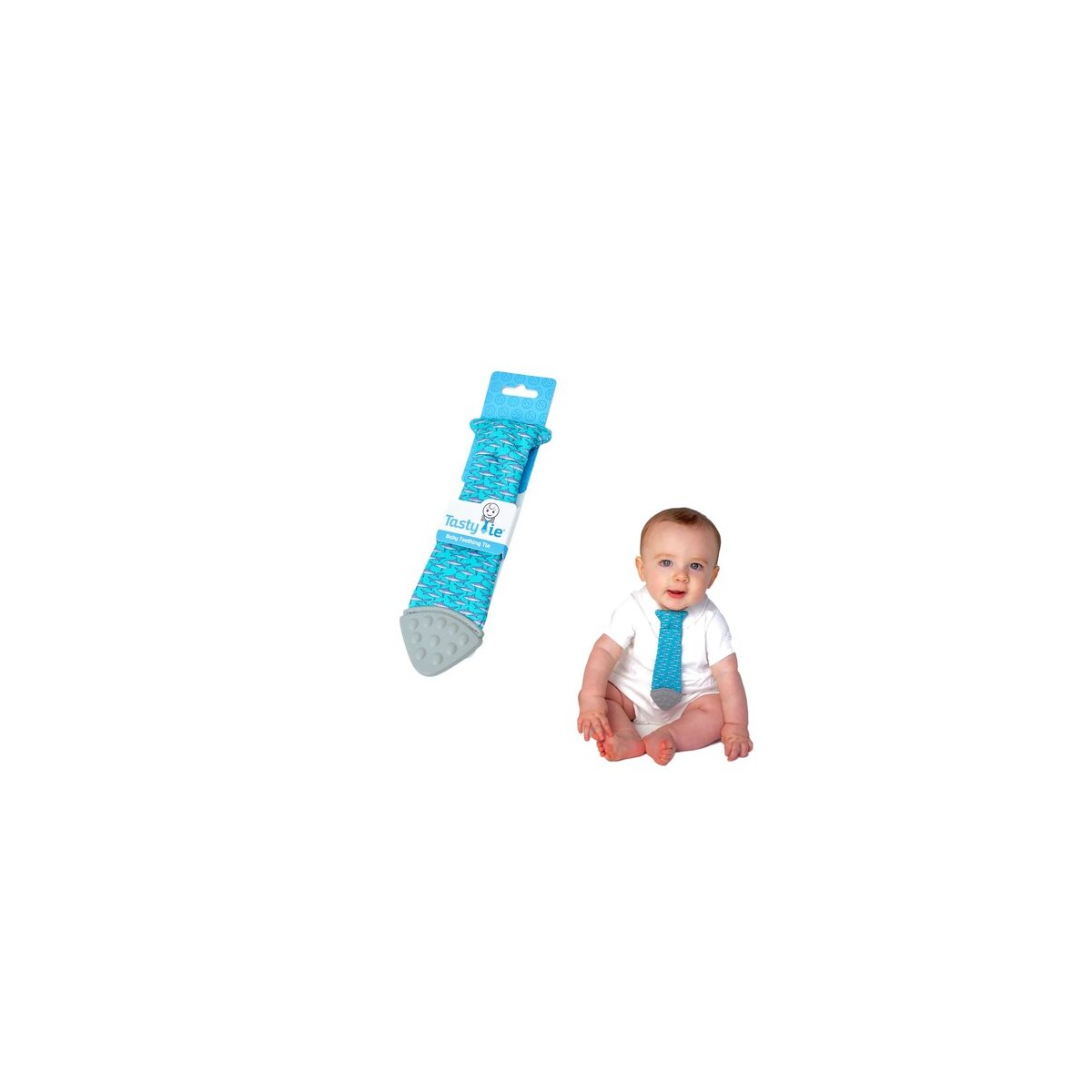 Baby Teething Tie - Shark