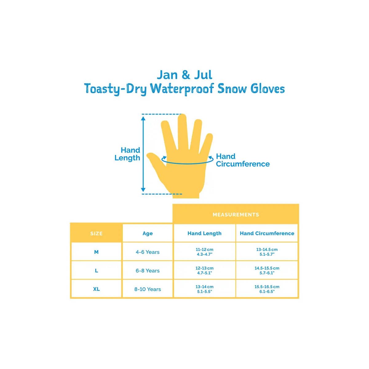 Toasty-Dry Waterproof Snow Gloves Black