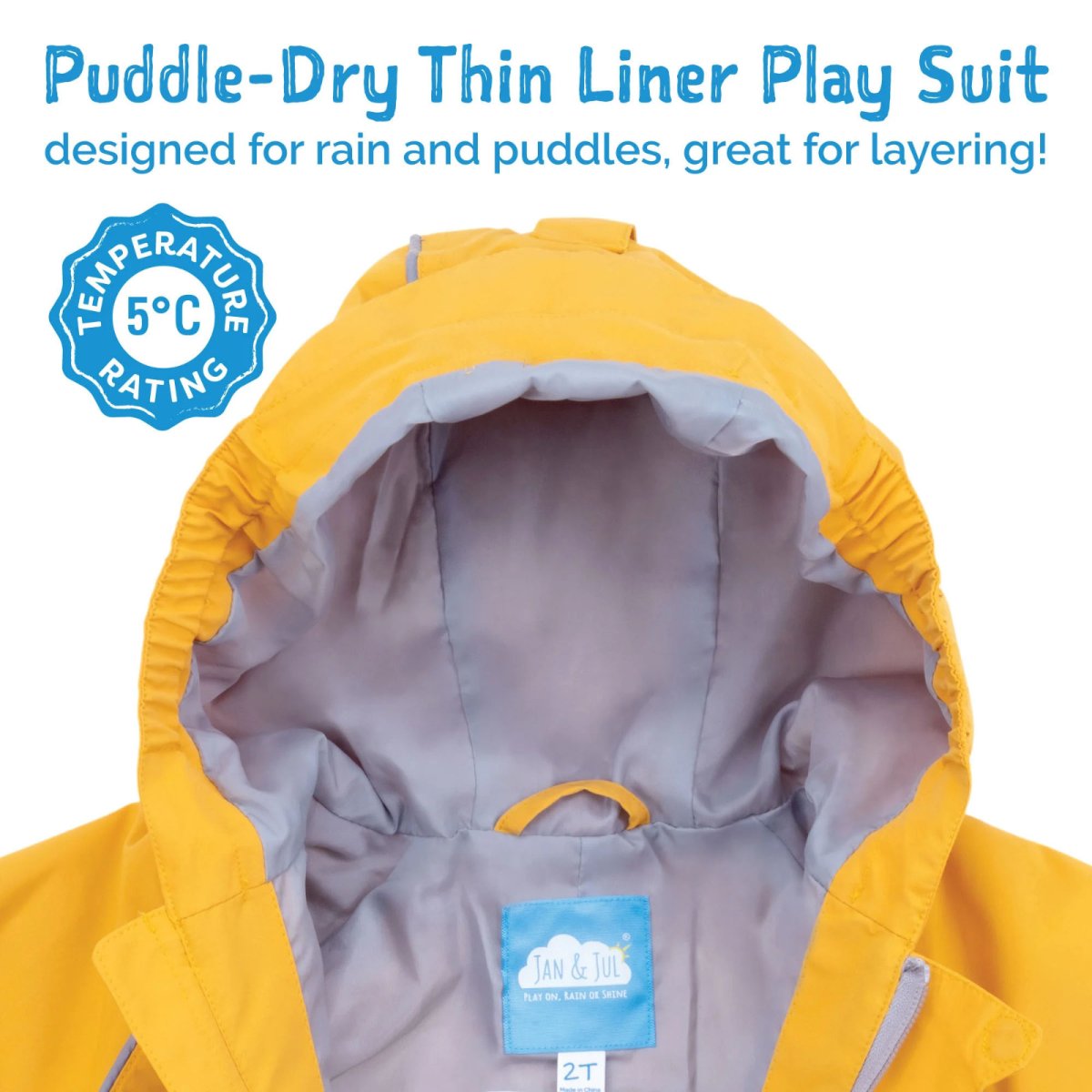 Puddle-Dry Waterproof Play Suit - Terrazzo