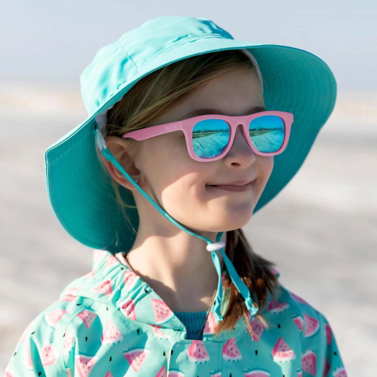 Urban Xplorer Glasses Mirrored Aurora Lenses - Peachy Pink