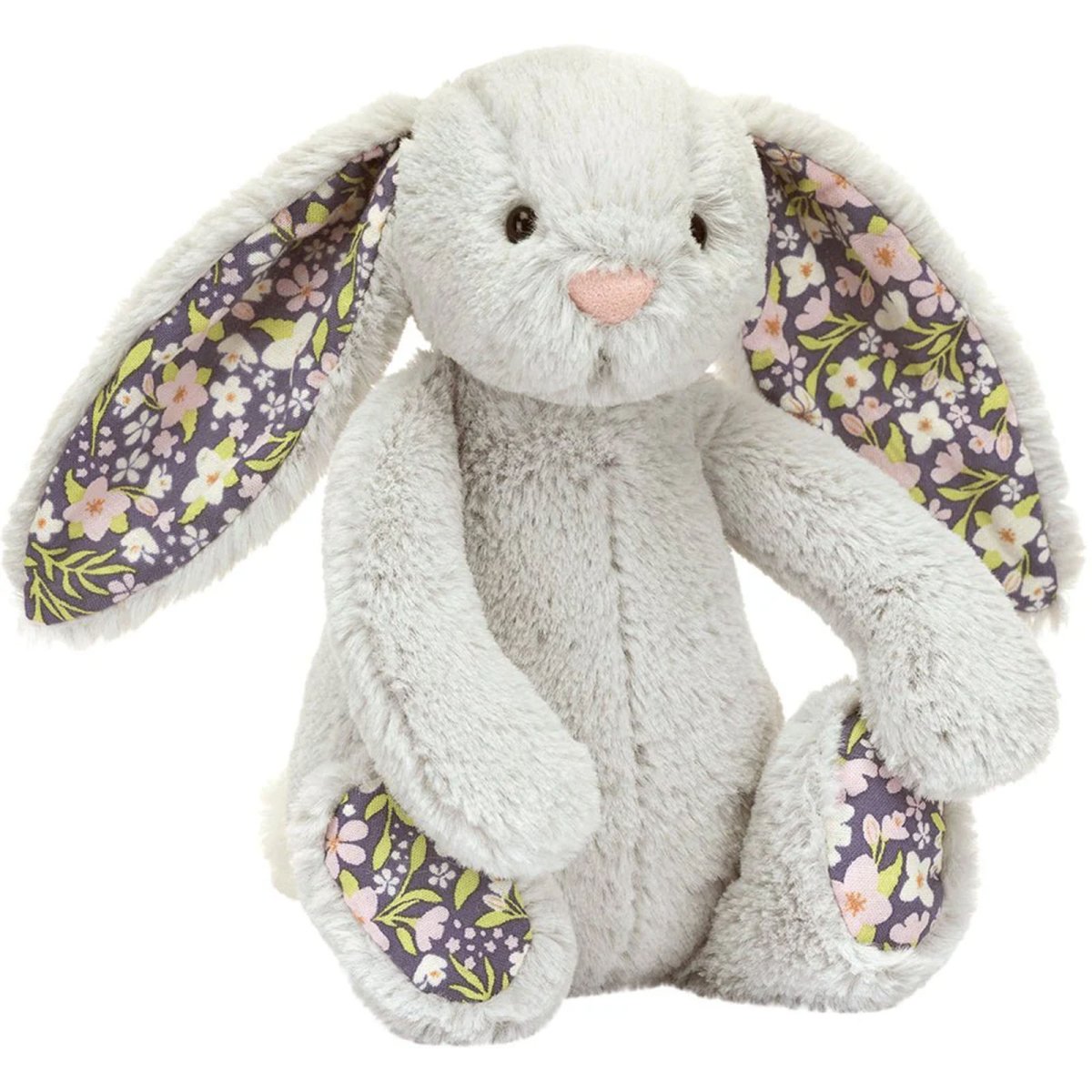 Grey Bunny Little - Floral Ears