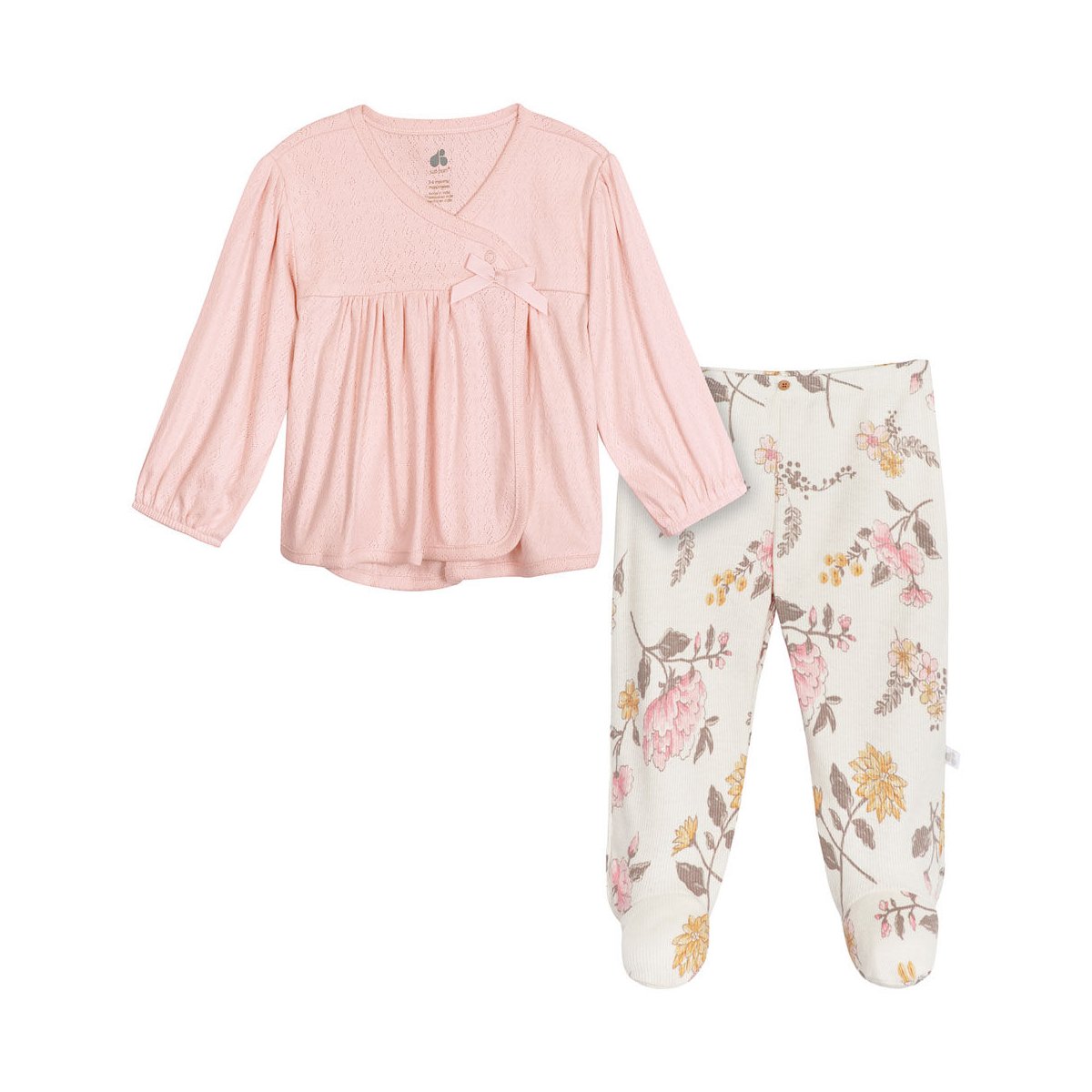 2 Piece Baby Girls Vintage Floral Take Me Home Set