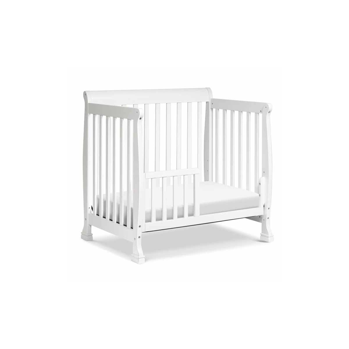 Kalani 4 In 1 Convertible Mini Crib - White