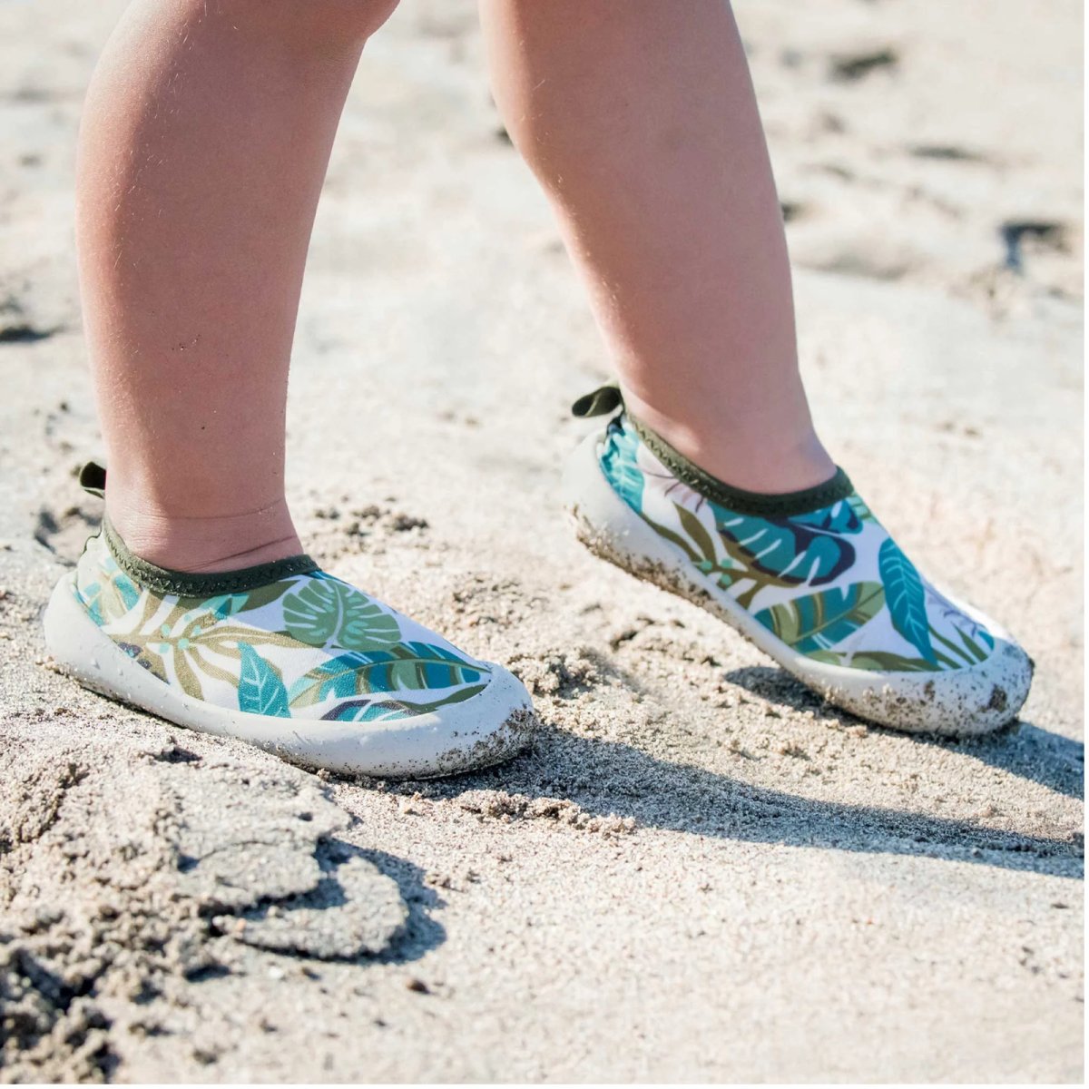 Kids Water Shoes - Green Tropical