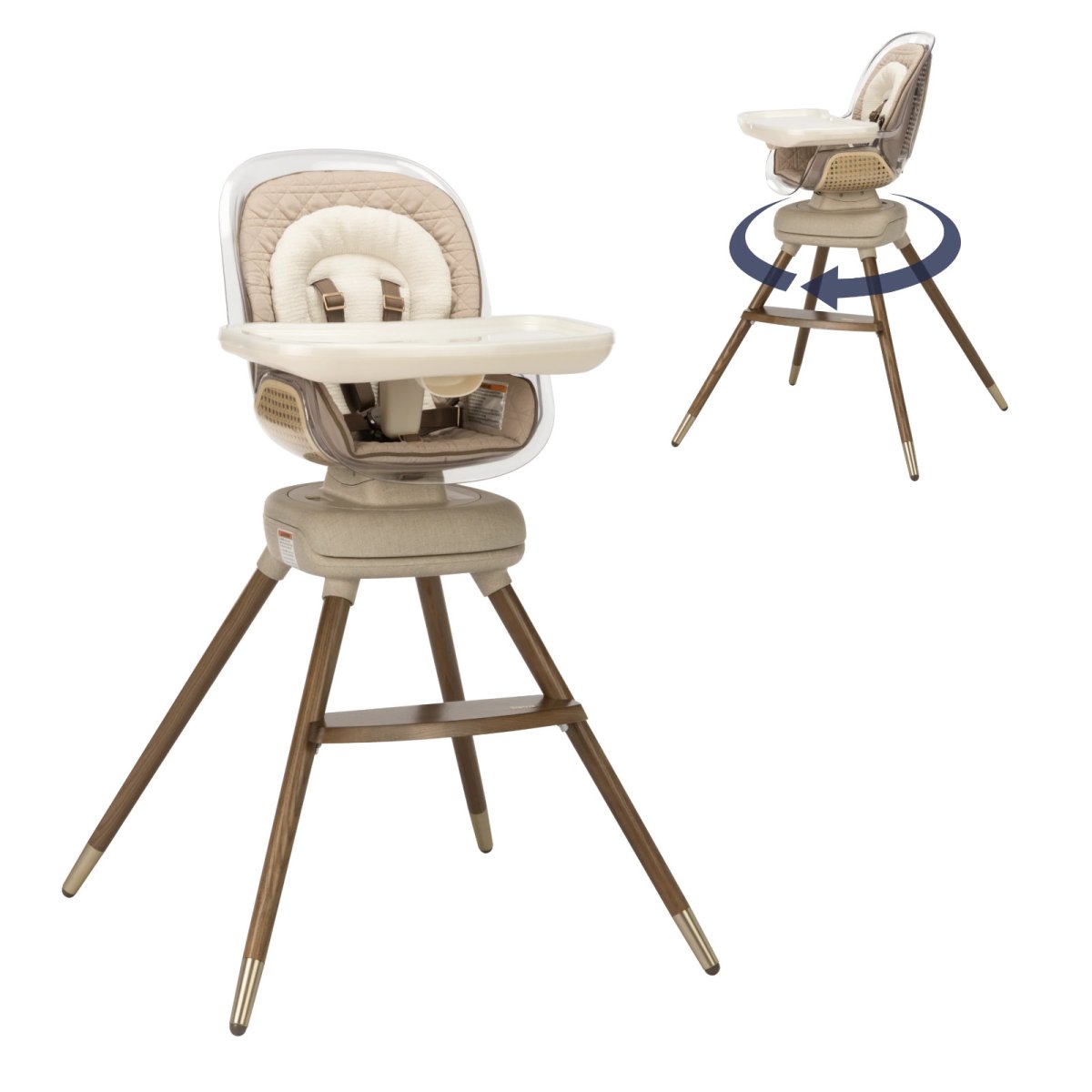 Kiskadee 360 Rotating High Chair - Natural Heritage