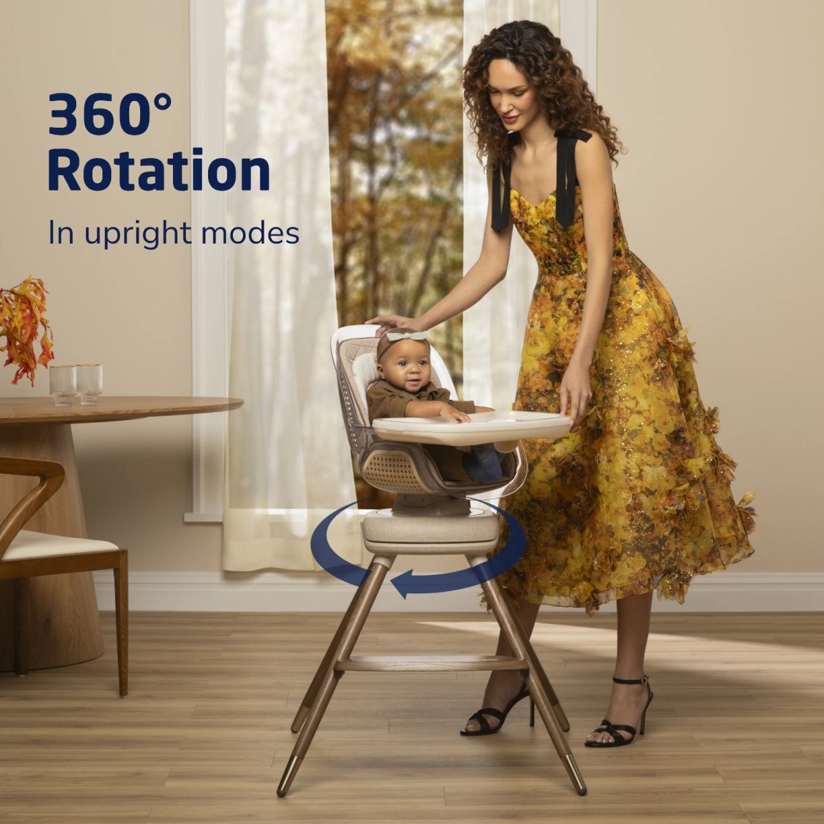 Kiskadee 360 Rotating High Chair - Natural Heritage