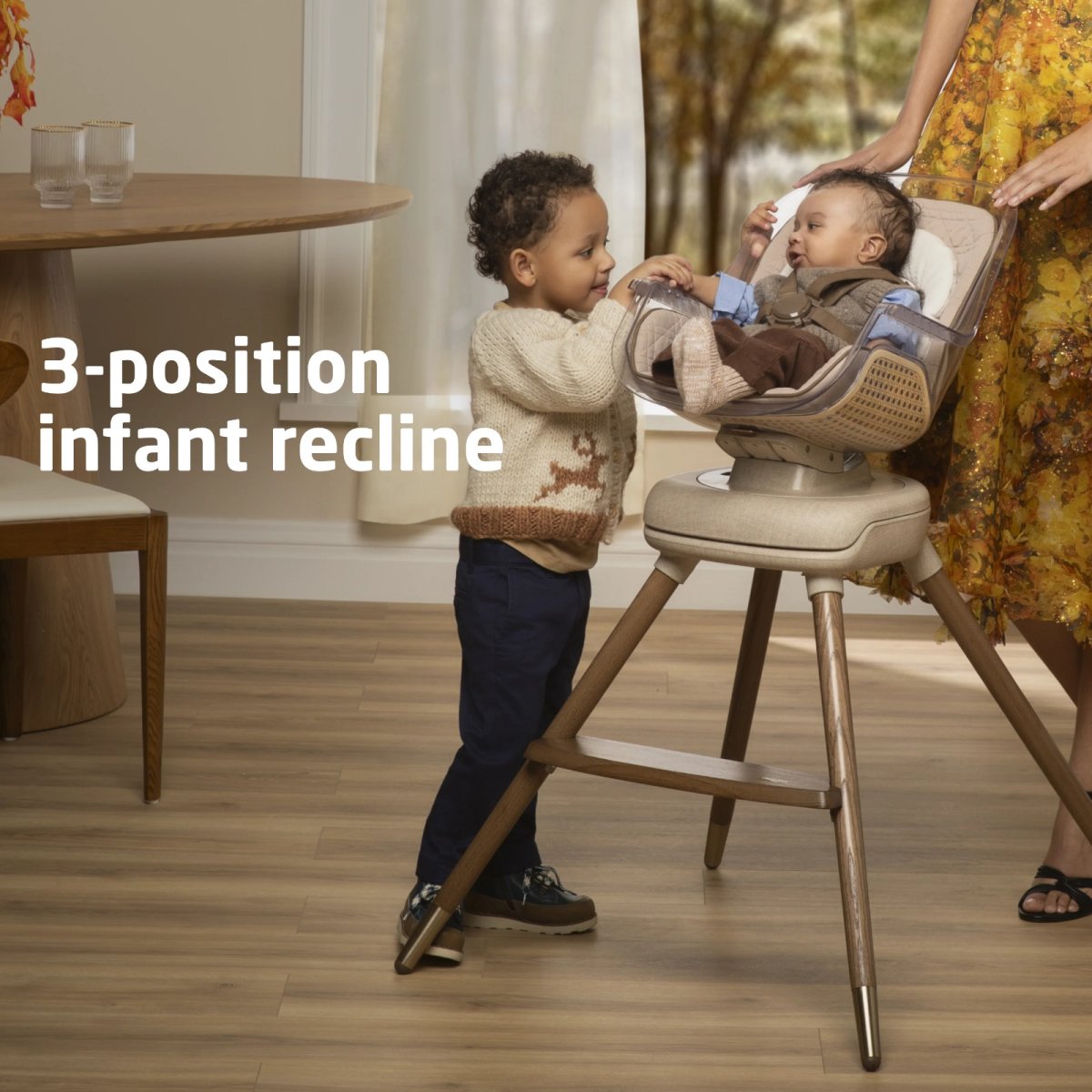 Kiskadee 360 Rotating High Chair - Natural Heritage