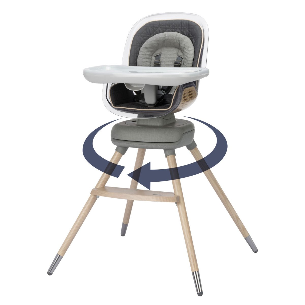 Kiskadee 360 Rotating High Chair - Onyx Heritage