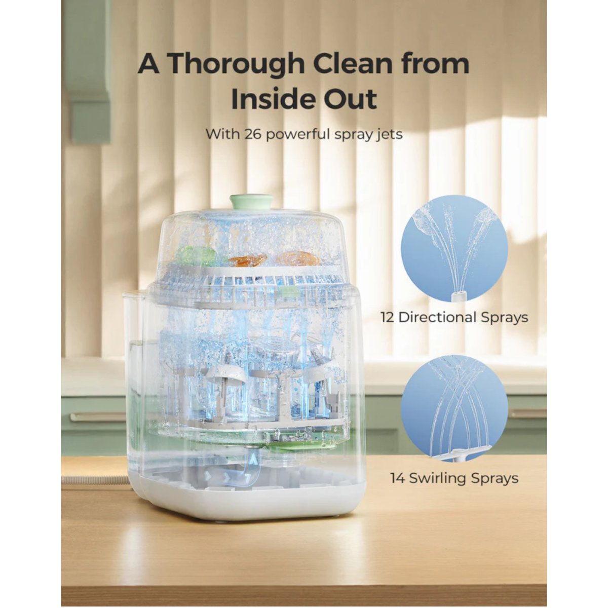 KleanPal Pro Baby Bottle Washer & Sterilizer