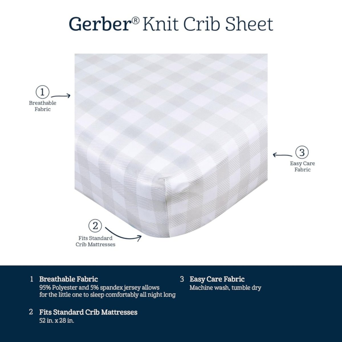 Knit Crib Sheet - Retro Floral - Floral