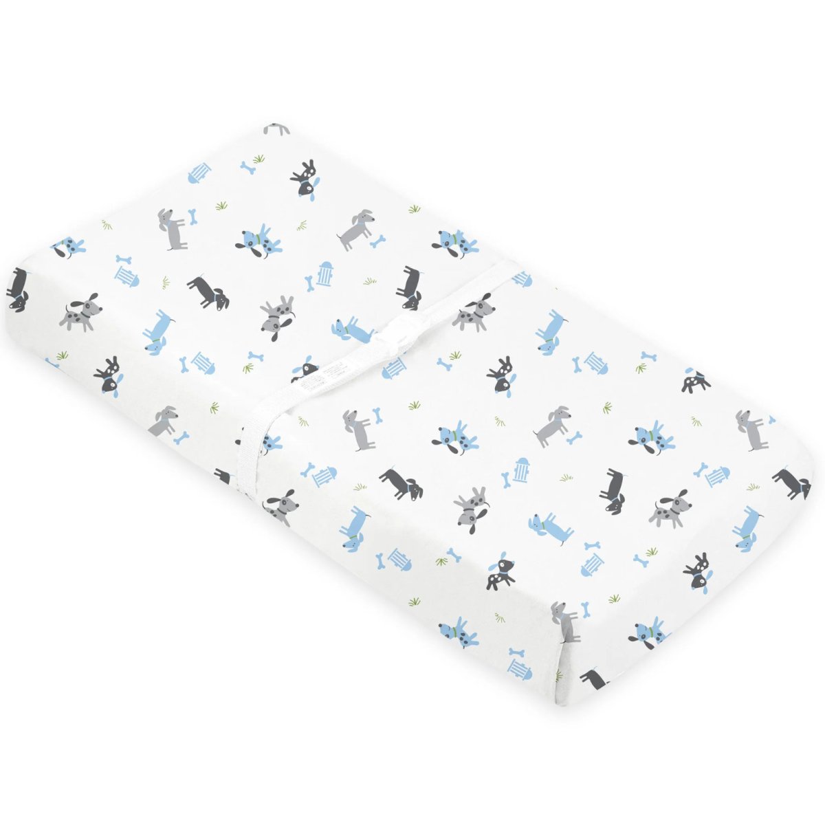 Flannel Contour Pad Sheet With Slits - White Woof