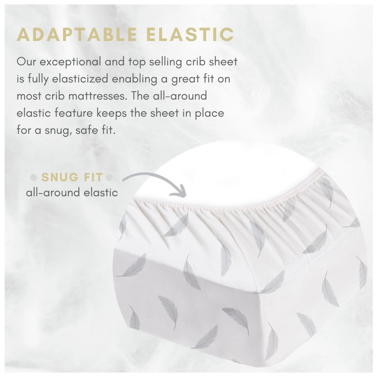 Flannel Crib Sheet - Mint