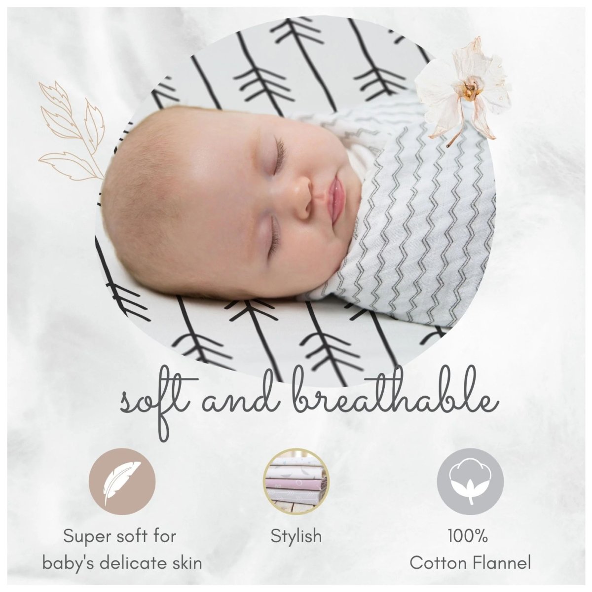 Flannel Crib Sheet - Blue