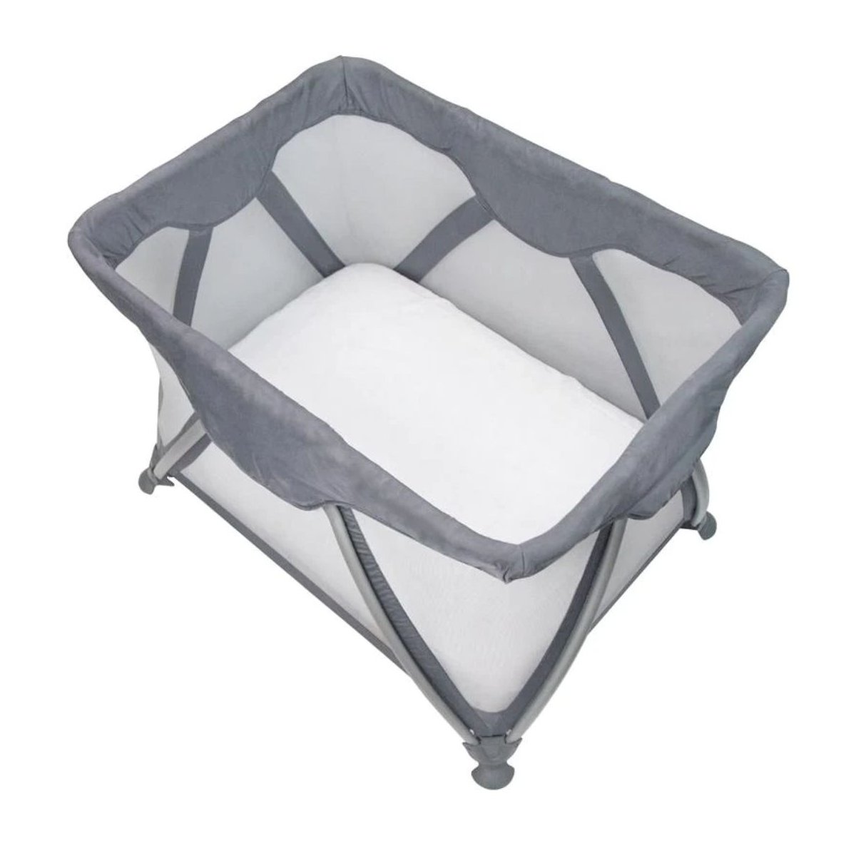 Flannel Playpen Fitted Sheet - White