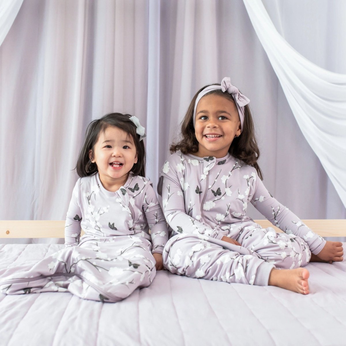 Printed Sleep Bag 0.5 Tog - Cherry Blossom