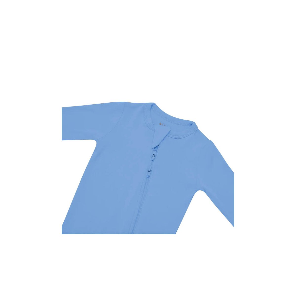Zippered Footie - Periwinkle