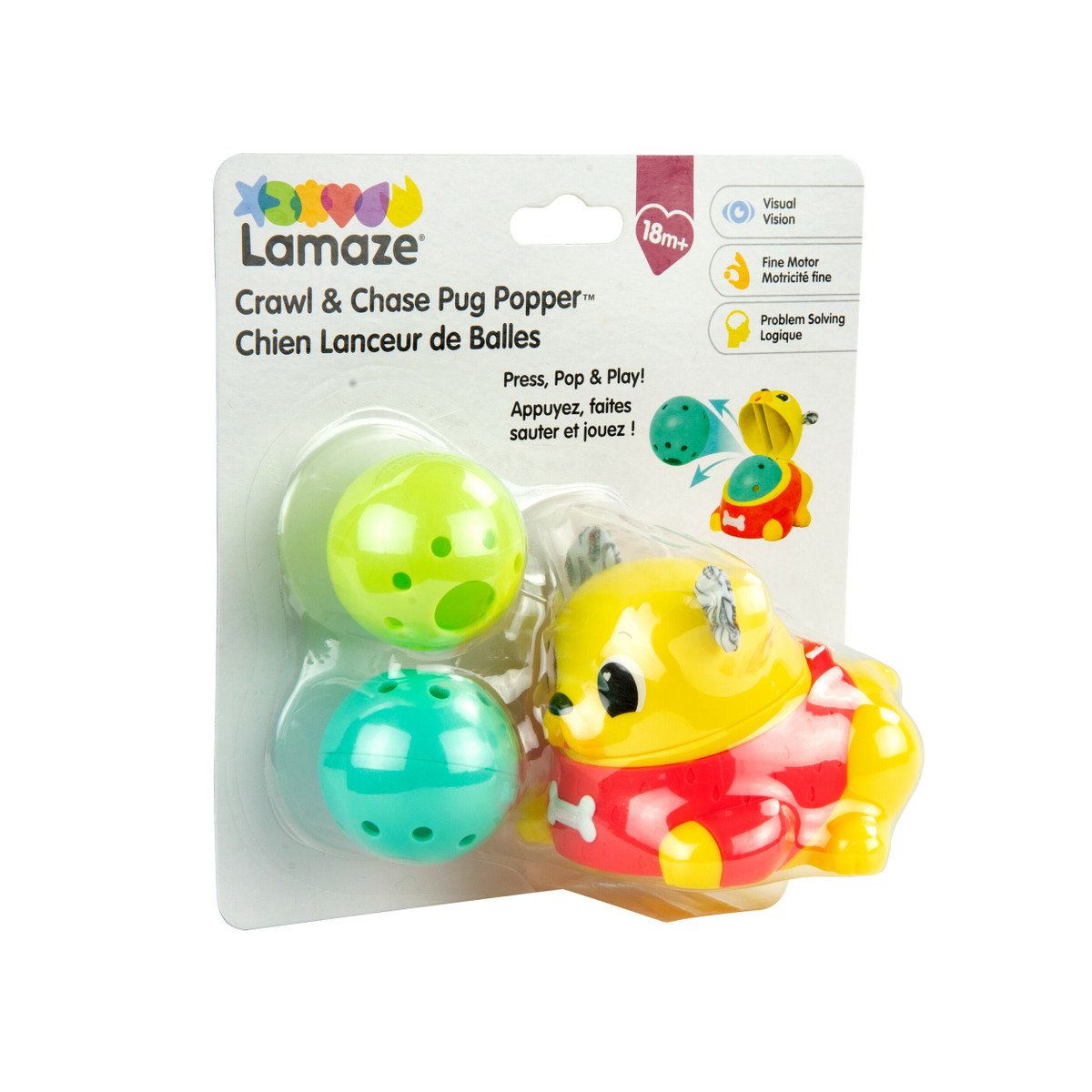 Crawl and Chase Pug Popper