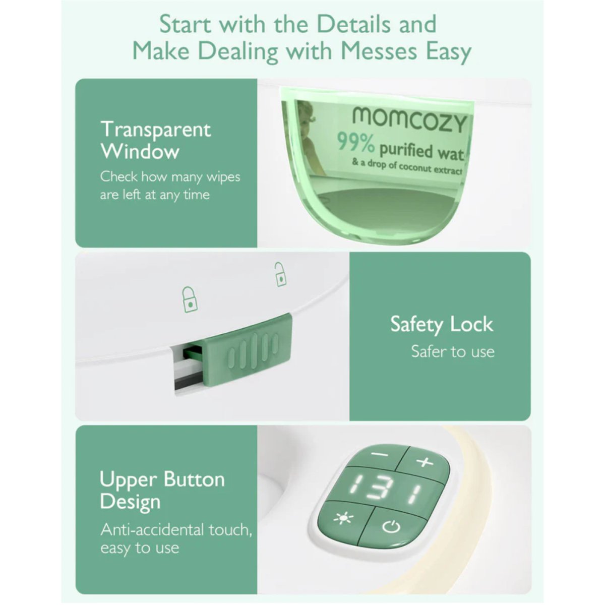 Large Capacity Baby Wipe Warmer