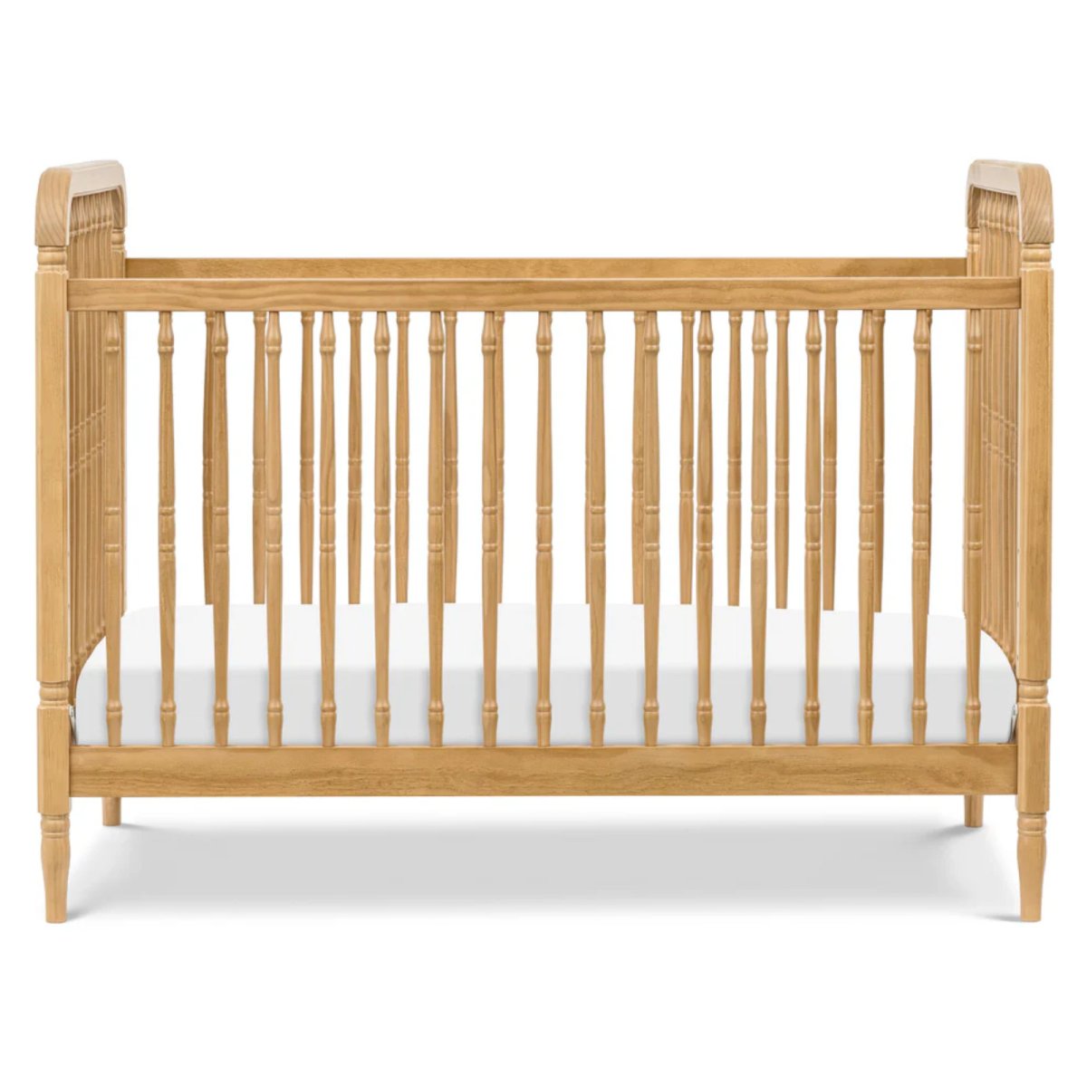 Liberty 3 in 1 Convertible Spindle Crib Honey TjsKids
