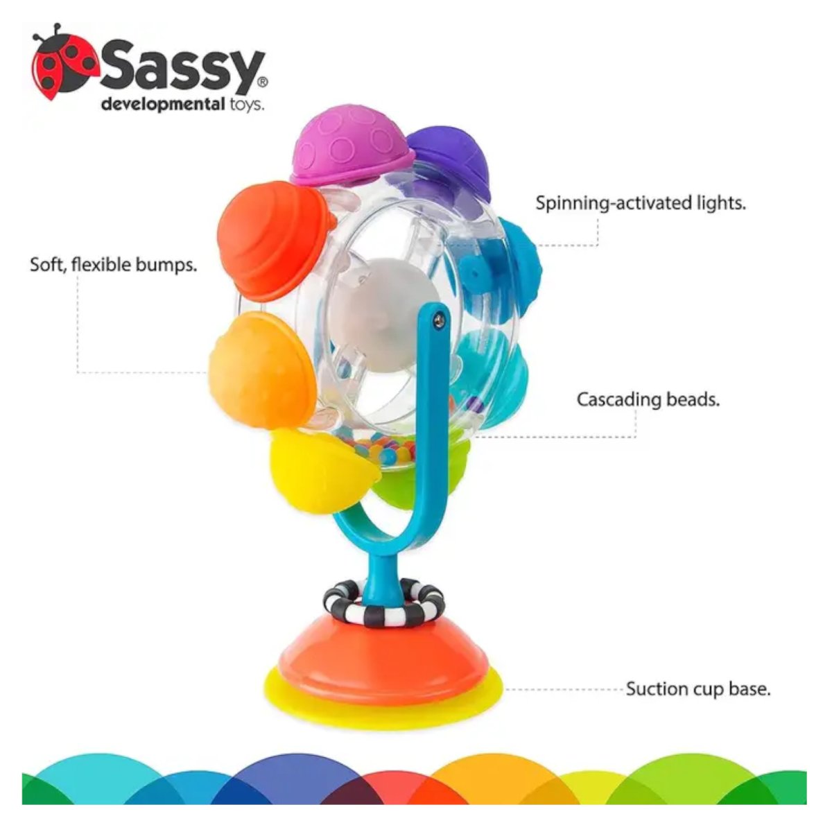 Light Up Rainbow Tray Toy