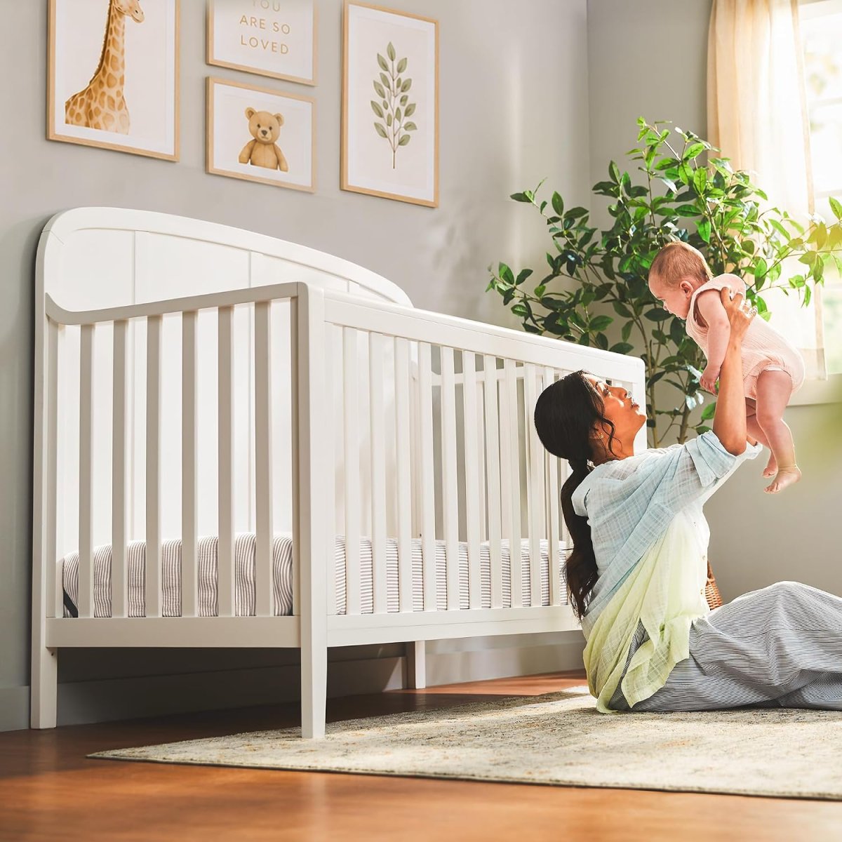 Briar Headboard Crib - True White