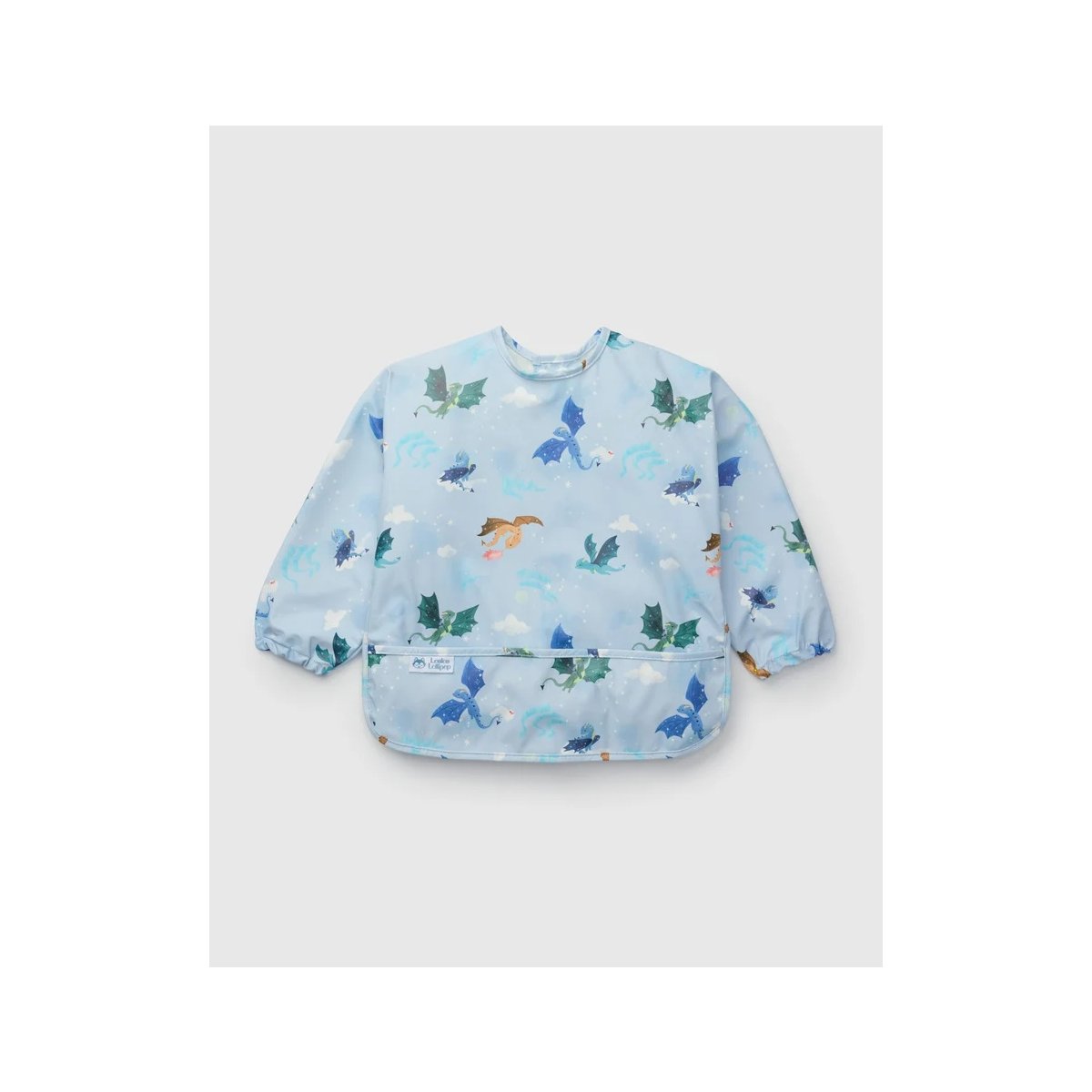 Long Sleeve Waterproof Bib - Magical Dragons
