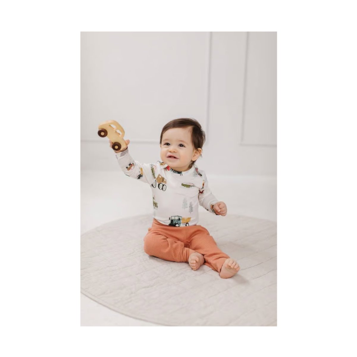 Long Sleeve Bodysuit In Tencel - Happy Trucks