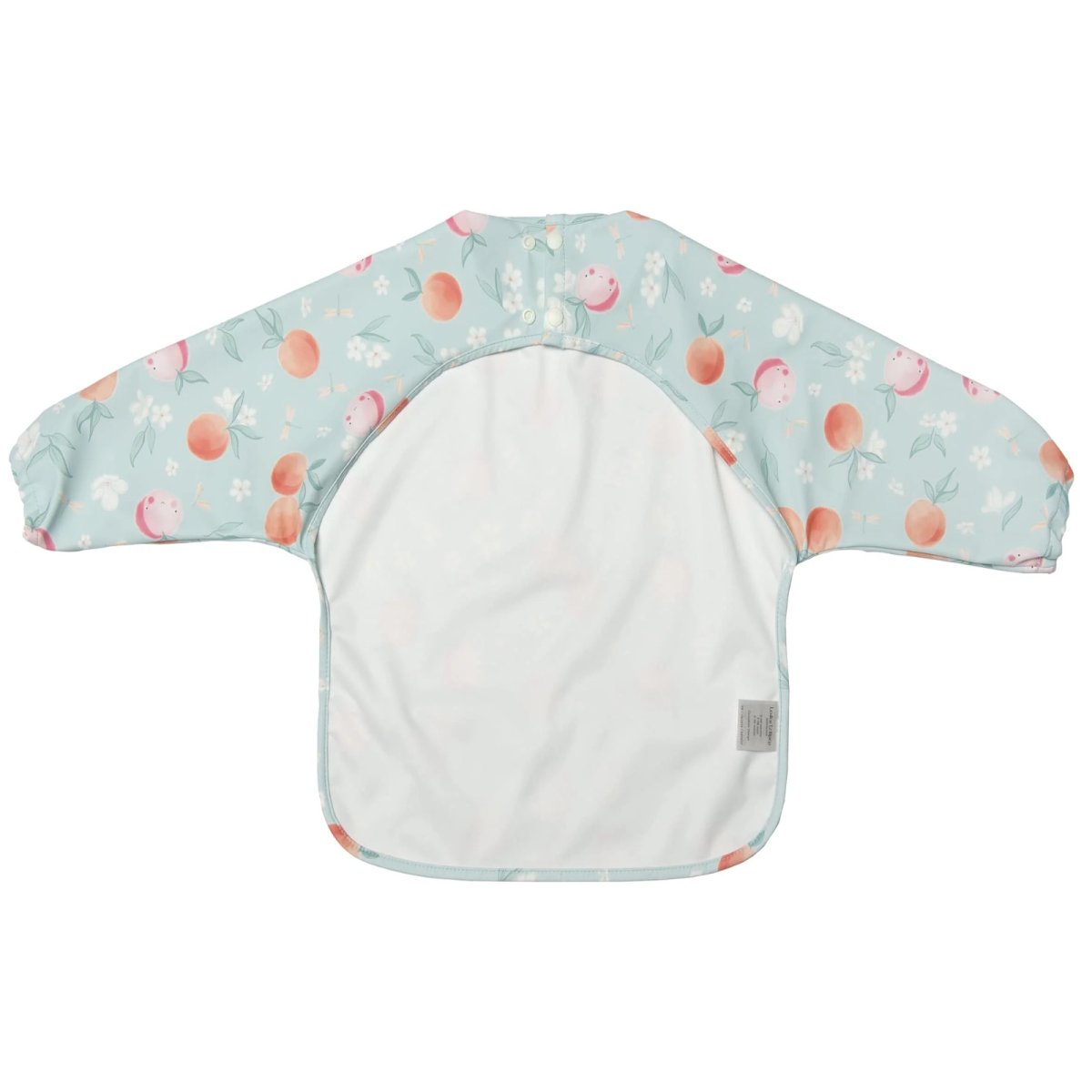 Long Sleeve Waterproof Bib - Peaches