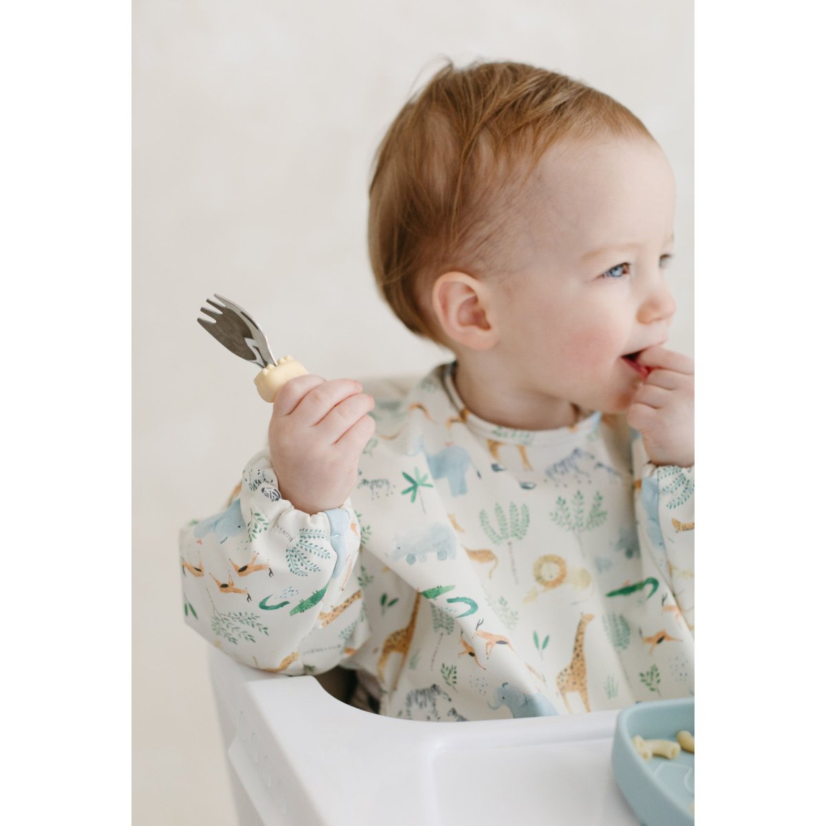 Long Sleeve Waterproof Bib - Safari