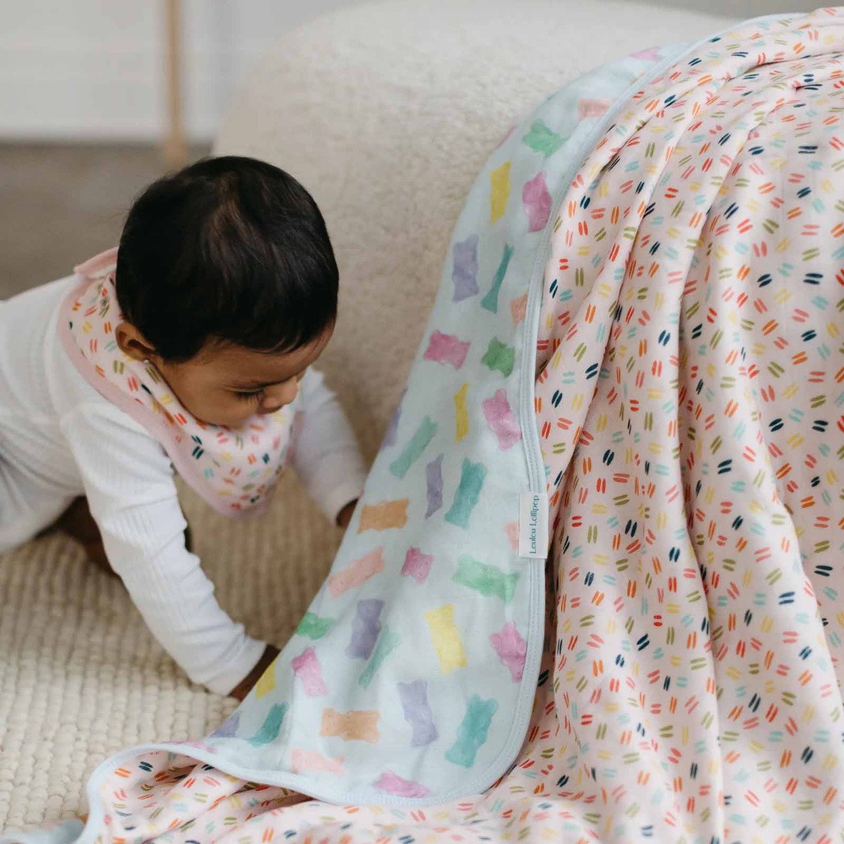 Muslin Quilt Blanket - Gummy Bear