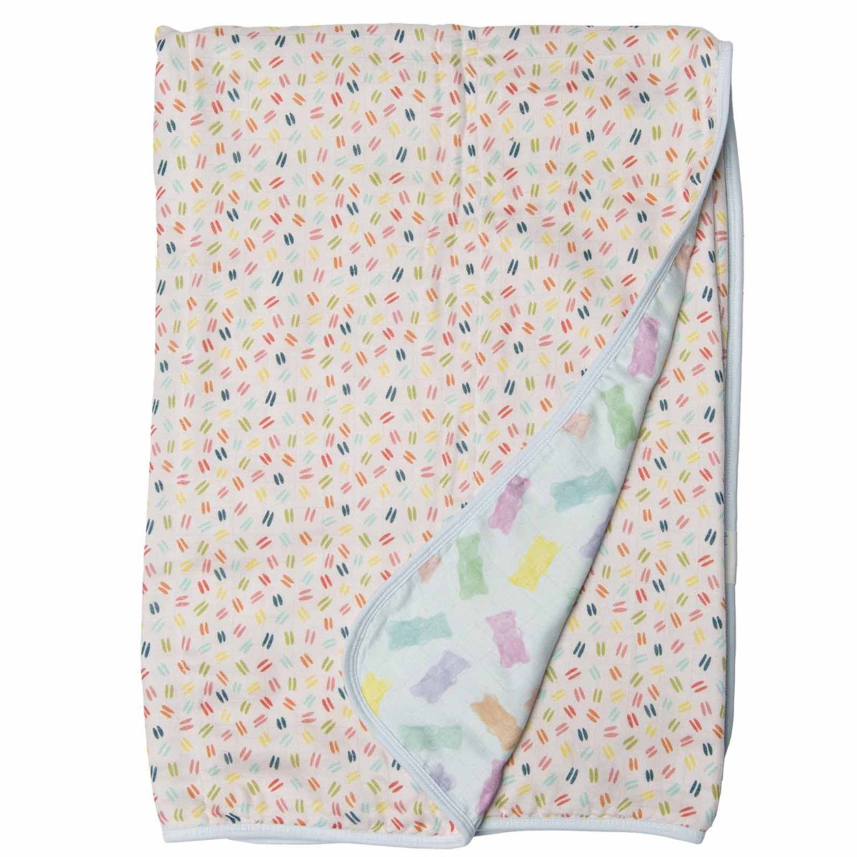 Muslin Quilt Blanket - Gummy Bear
