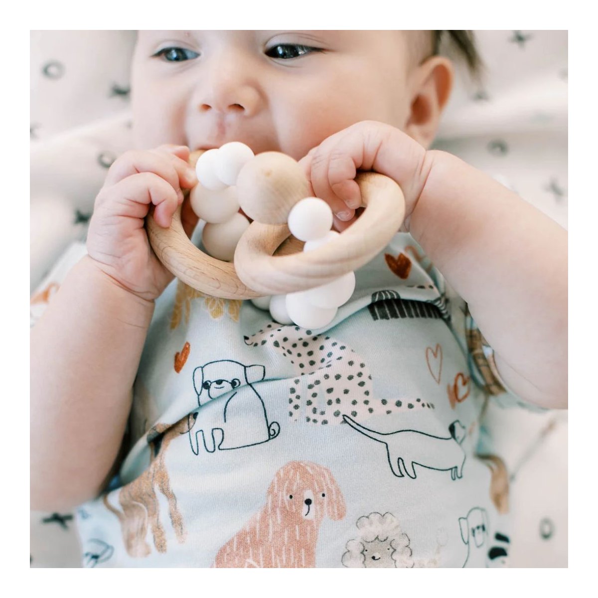 Short Sleeve Bodysuit - Honey Puppies