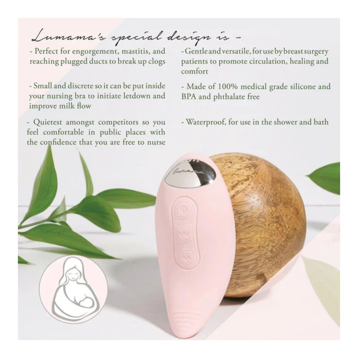 Lactation Massager - Blush