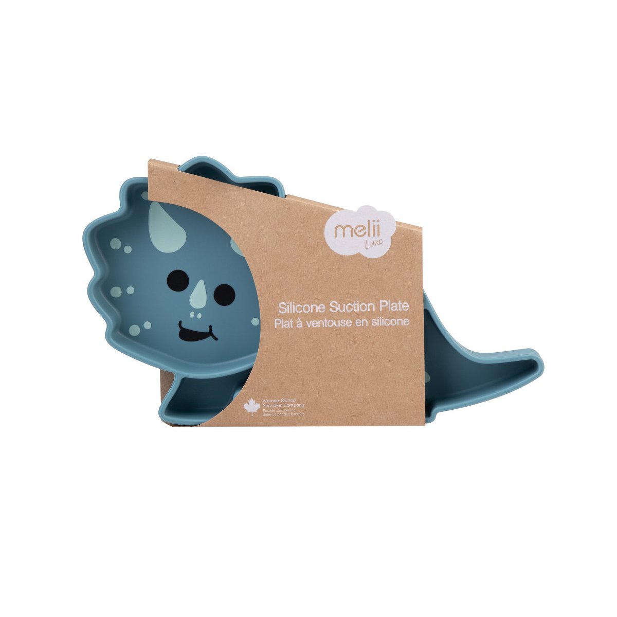 LUX Divided Silicone Suction Plate - Dinosaur