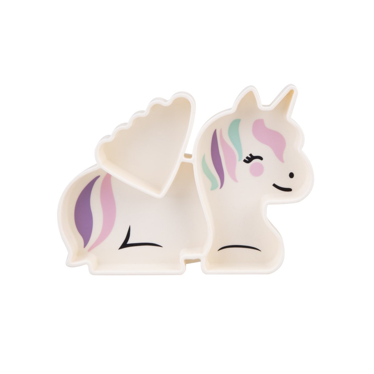 LUX Divided Silicone Suction Plate - Unicorn
