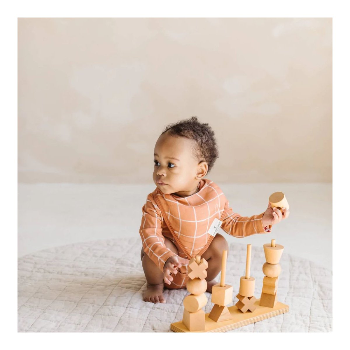 Luxe Muslin Bandana Bib Set - Cozy Forest