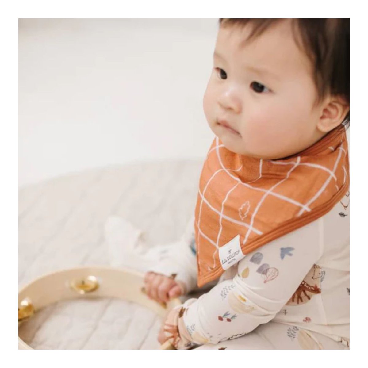 Luxe Muslin Bandana Bib Set - Cozy Forest