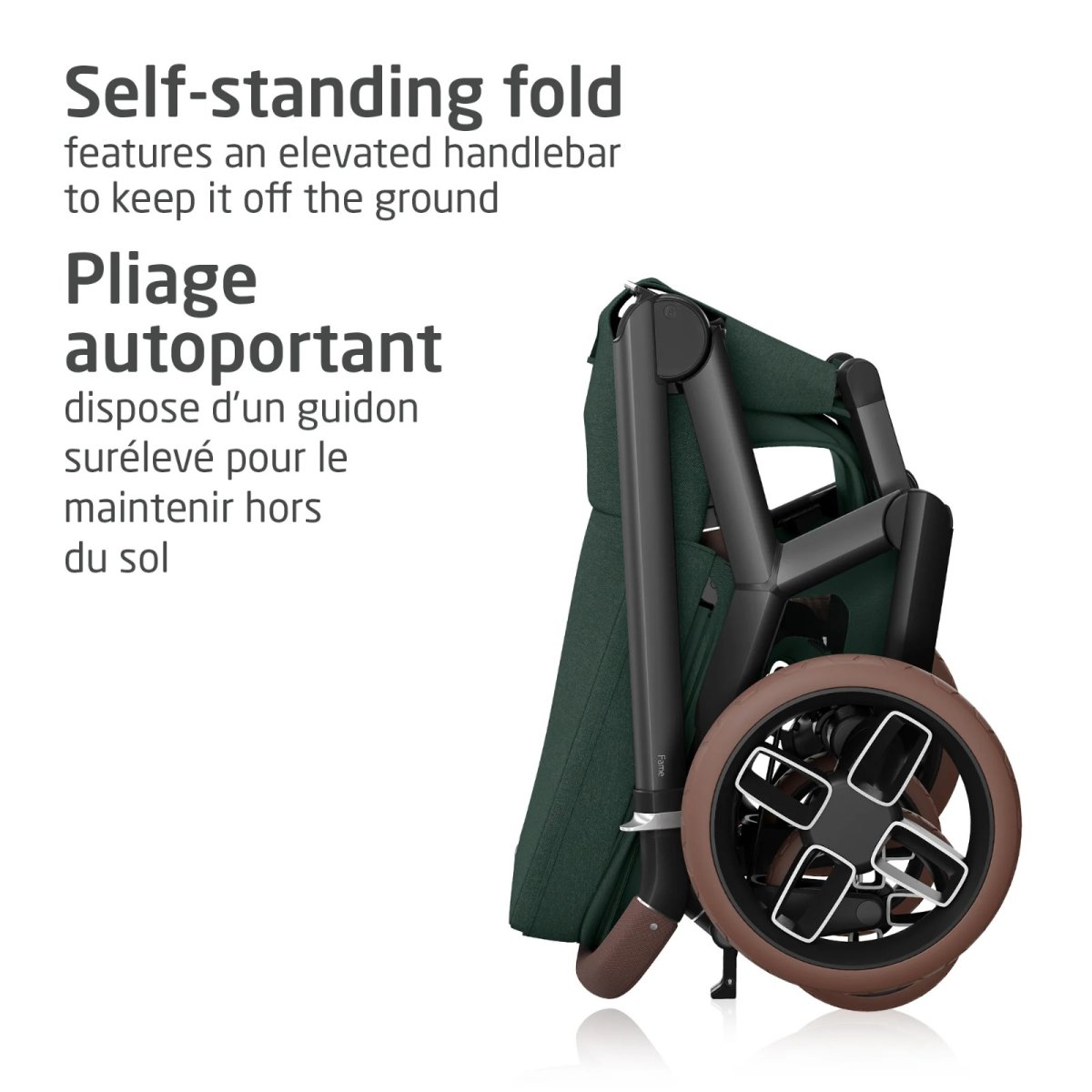 Fame Stroller & Mico Luxe + Bundle Twillic Green
