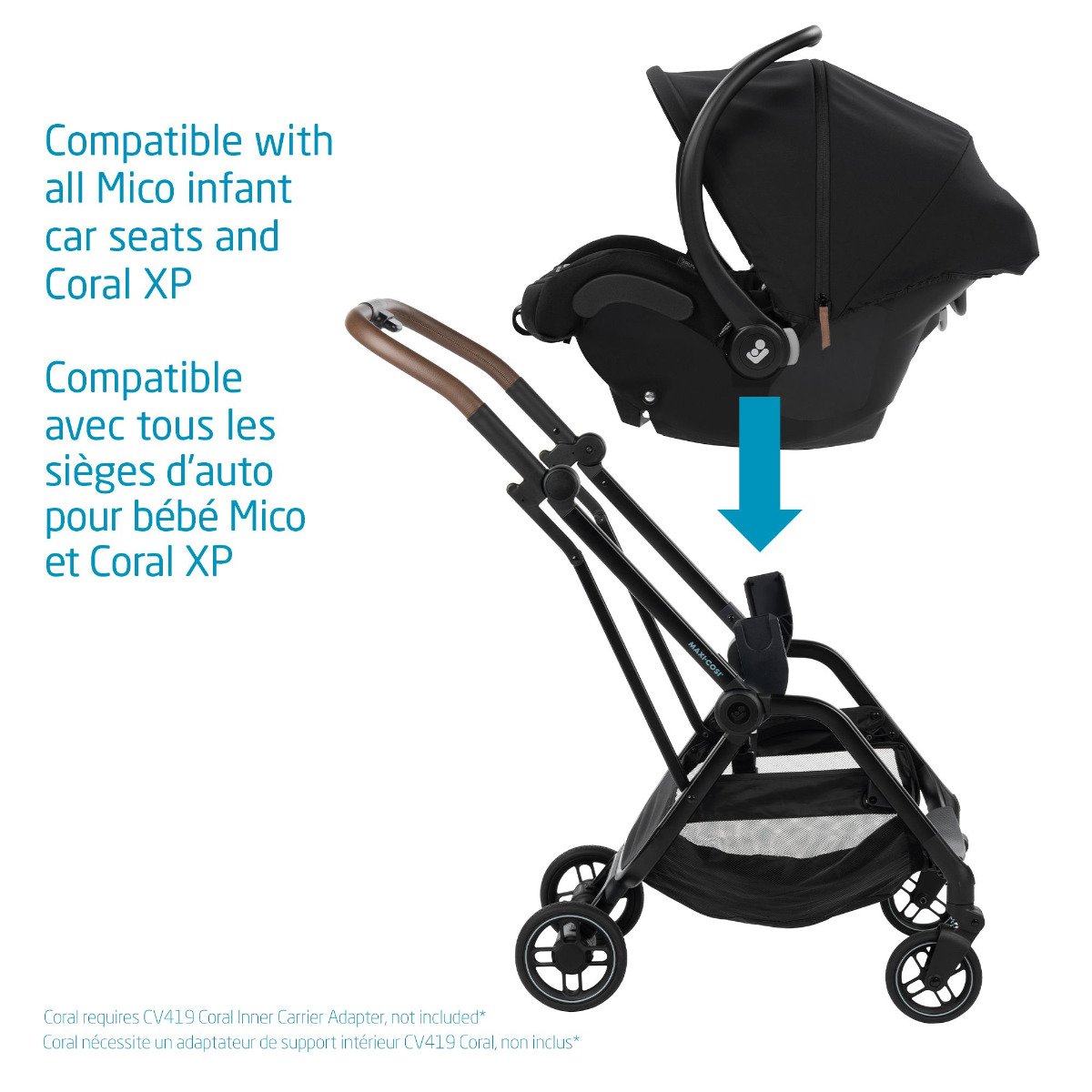 Leona Stroller - Essential Black