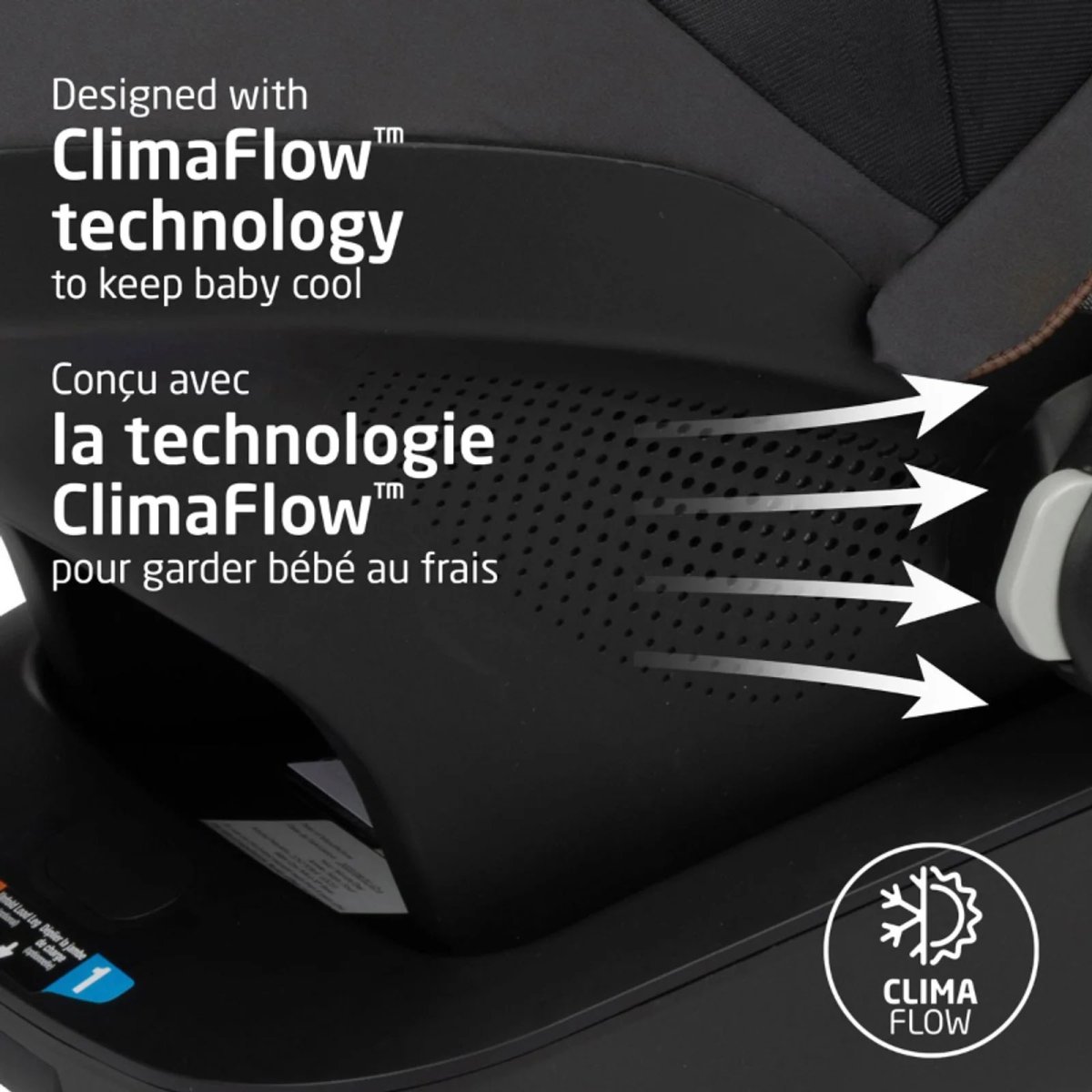 Mico Luxe+ Infant Car Seat - Designer Black (Exclusive Online Product)