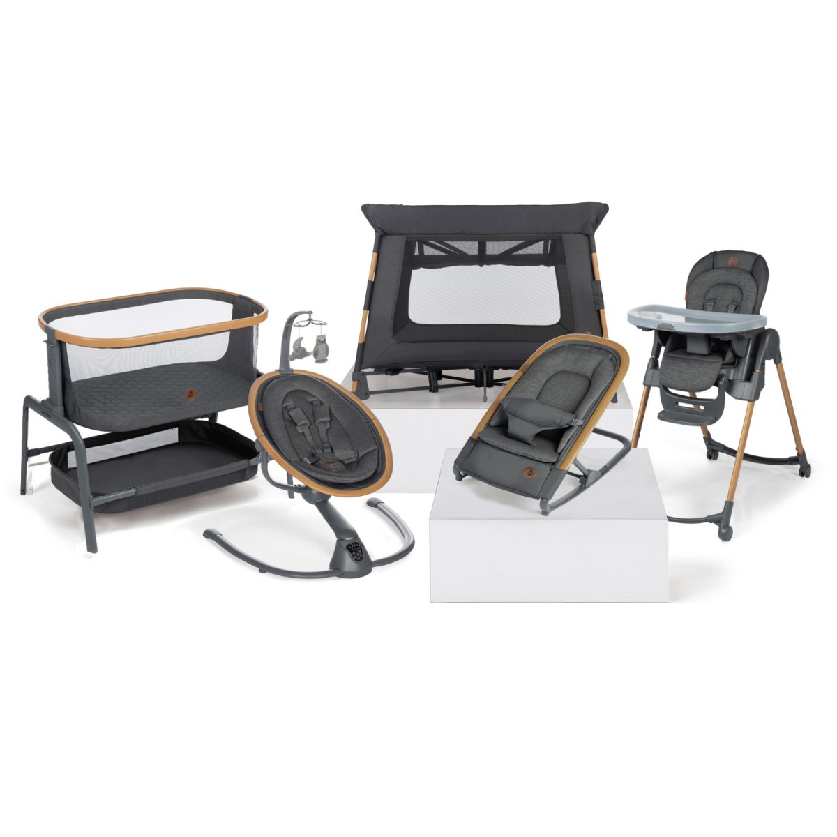 Minla High Chair - Classic Graphite