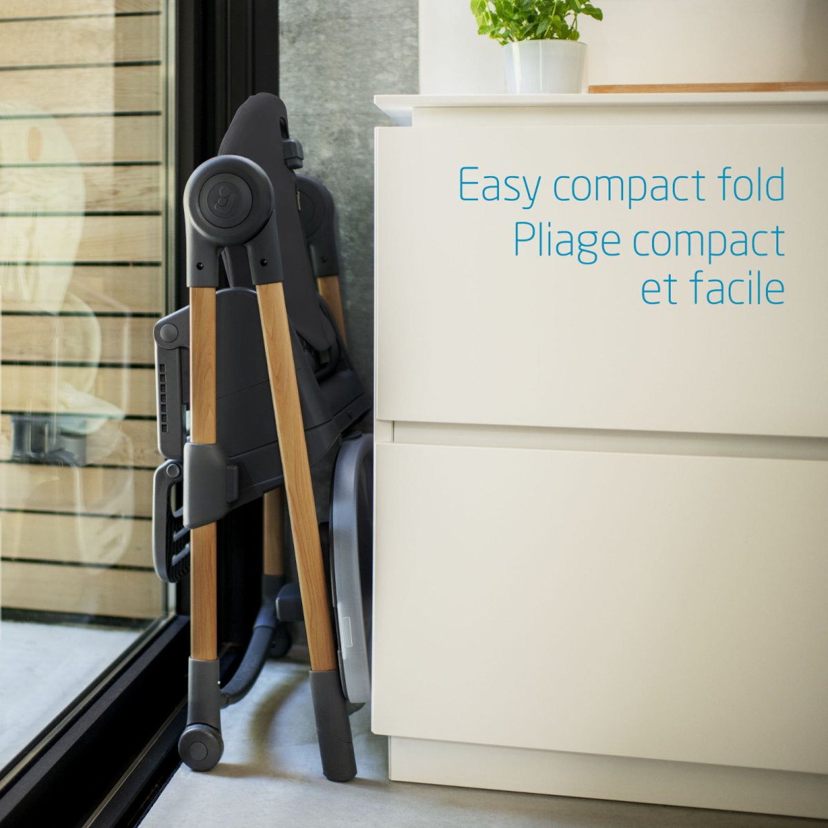 Minla High Chair - Classic Graphite