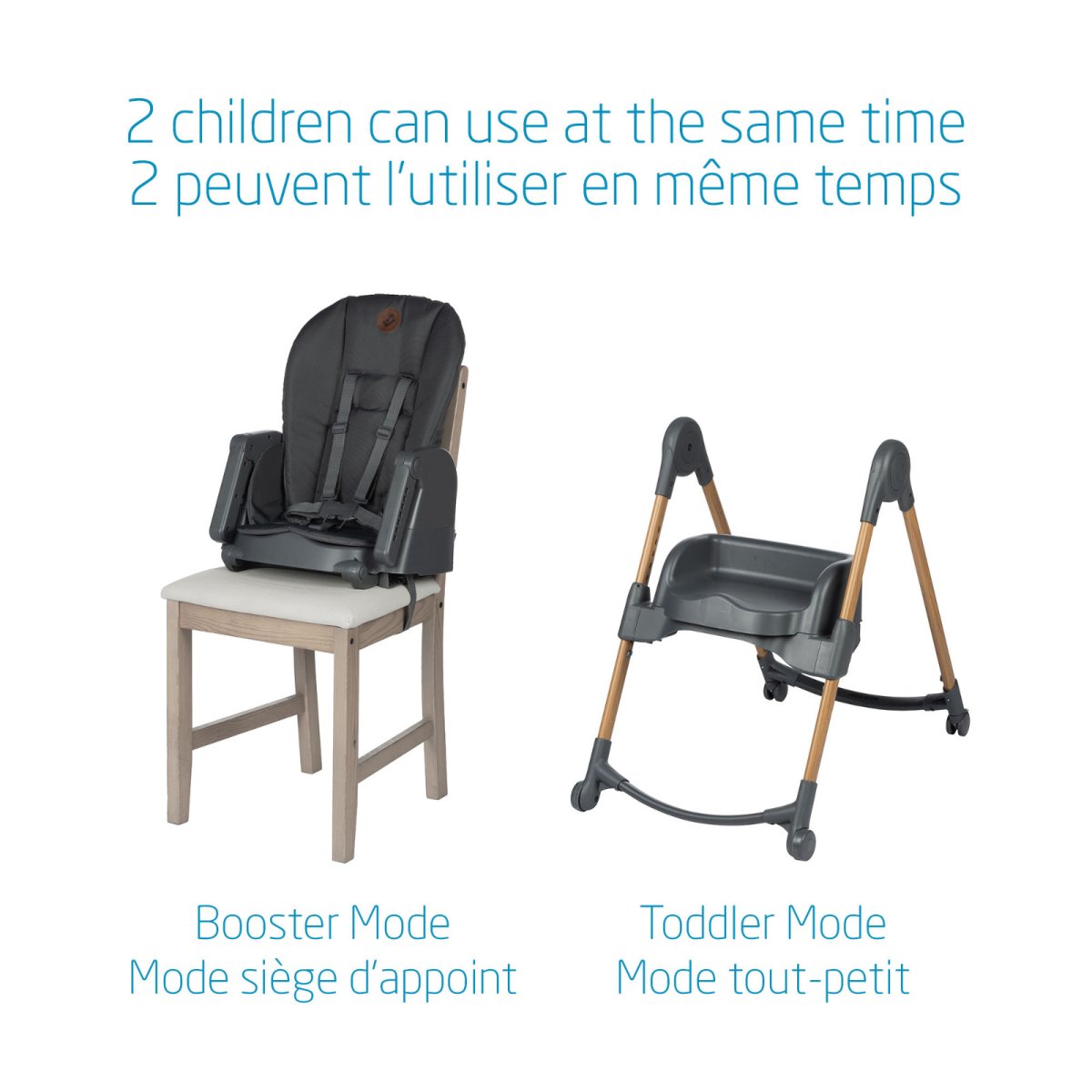 Minla High Chair - Classic Graphite