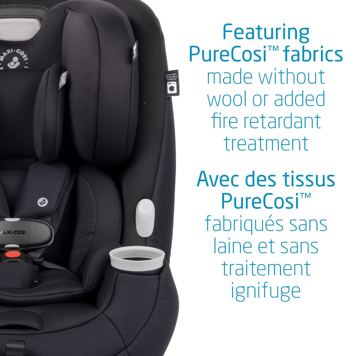 Pria All In One Convertible Car Seat - Authentic Black