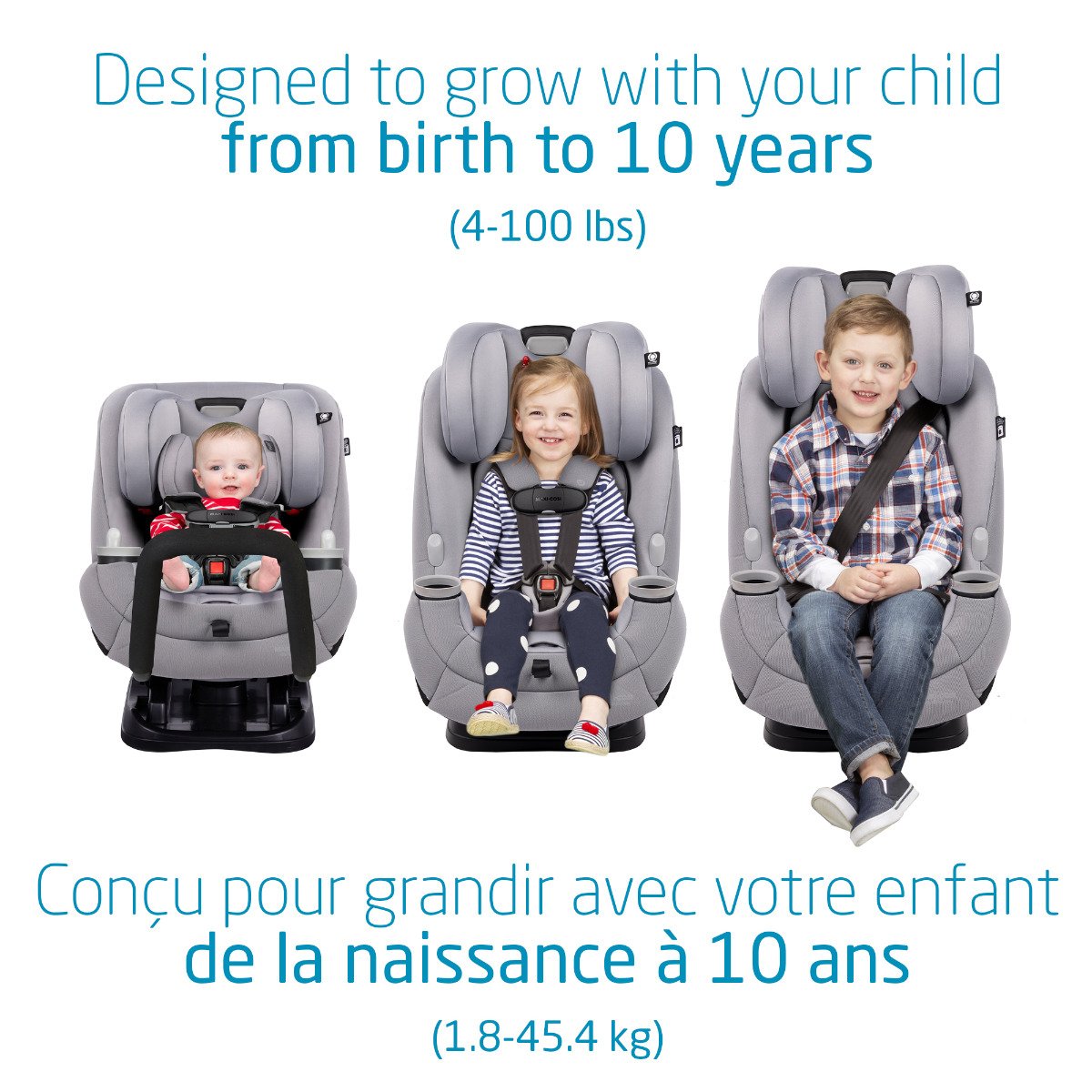 Pria All In One Convertible Car Seat - Essential Green