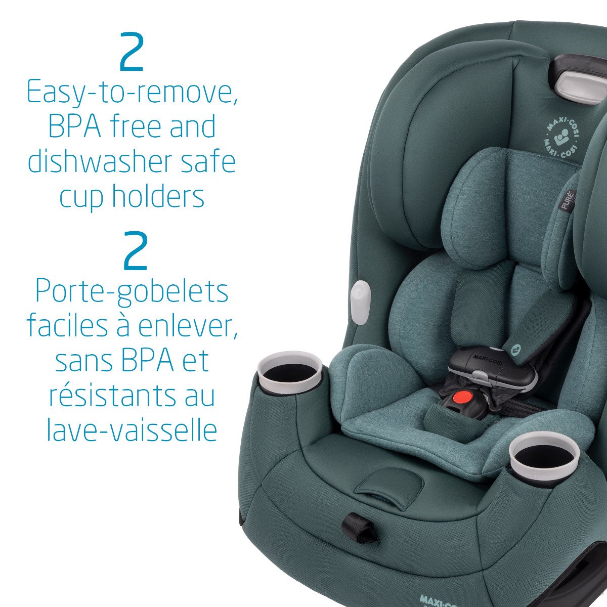 Pria All In One Convertible Car Seat - Essential Green