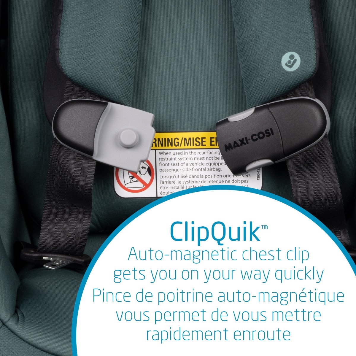 Pria All In One Convertible Car Seat - Essential Green