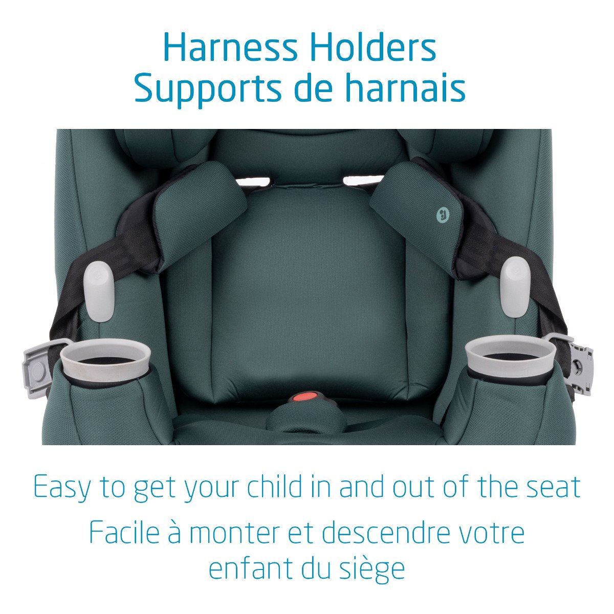Pria All In One Convertible Car Seat - Essential Green