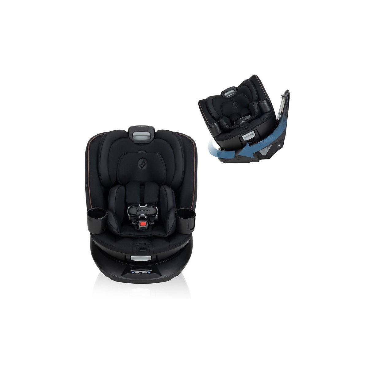 Andi 360° Rotating All-in-One Convertible Car Seat Designer Black