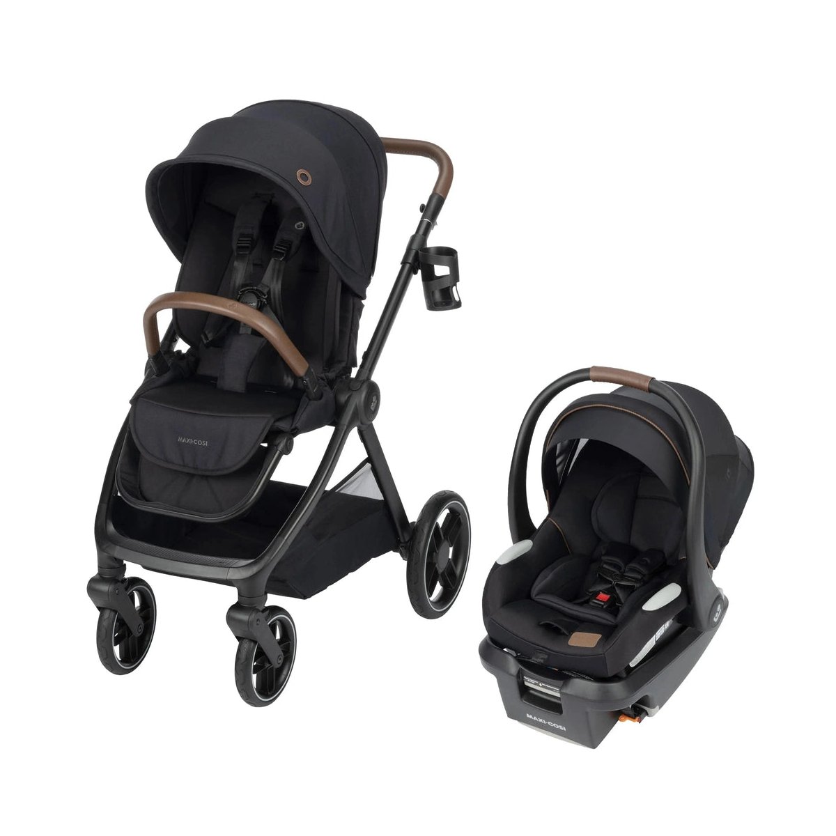Oxford Stroller Car Seat Bundle - Twillic Black